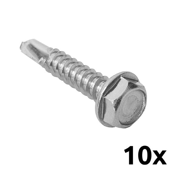 TEX csavar 6HH 4,8x25 DIN7504K A2 rozsdamentes 10db/csomag.