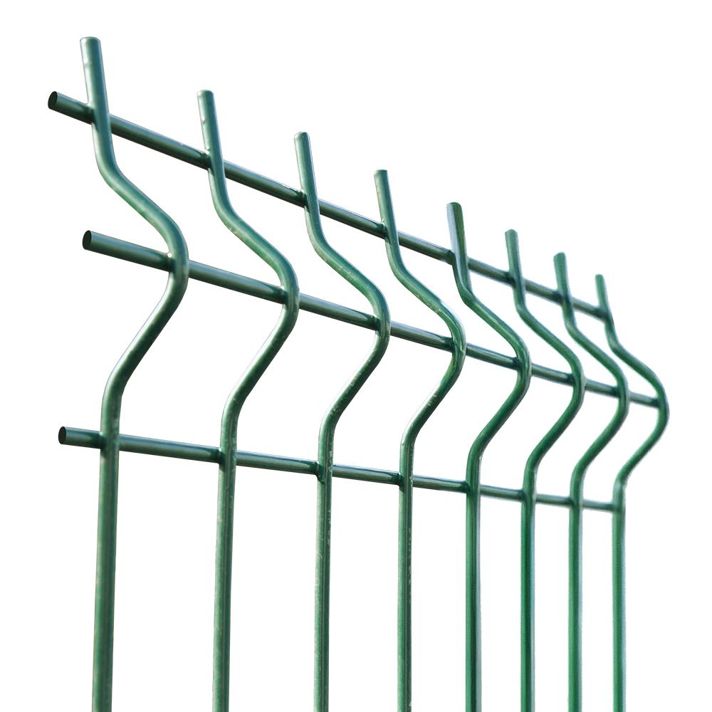 Welded panel fence ZnPVC 2500x1530x4mm green