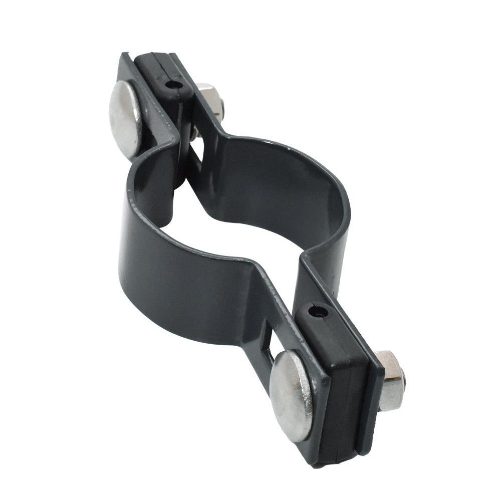 Continuous clamp for ZnPVC D60mm anthracite post