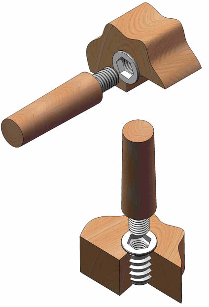 Matica závrtná, pozinkovaná, M10x20