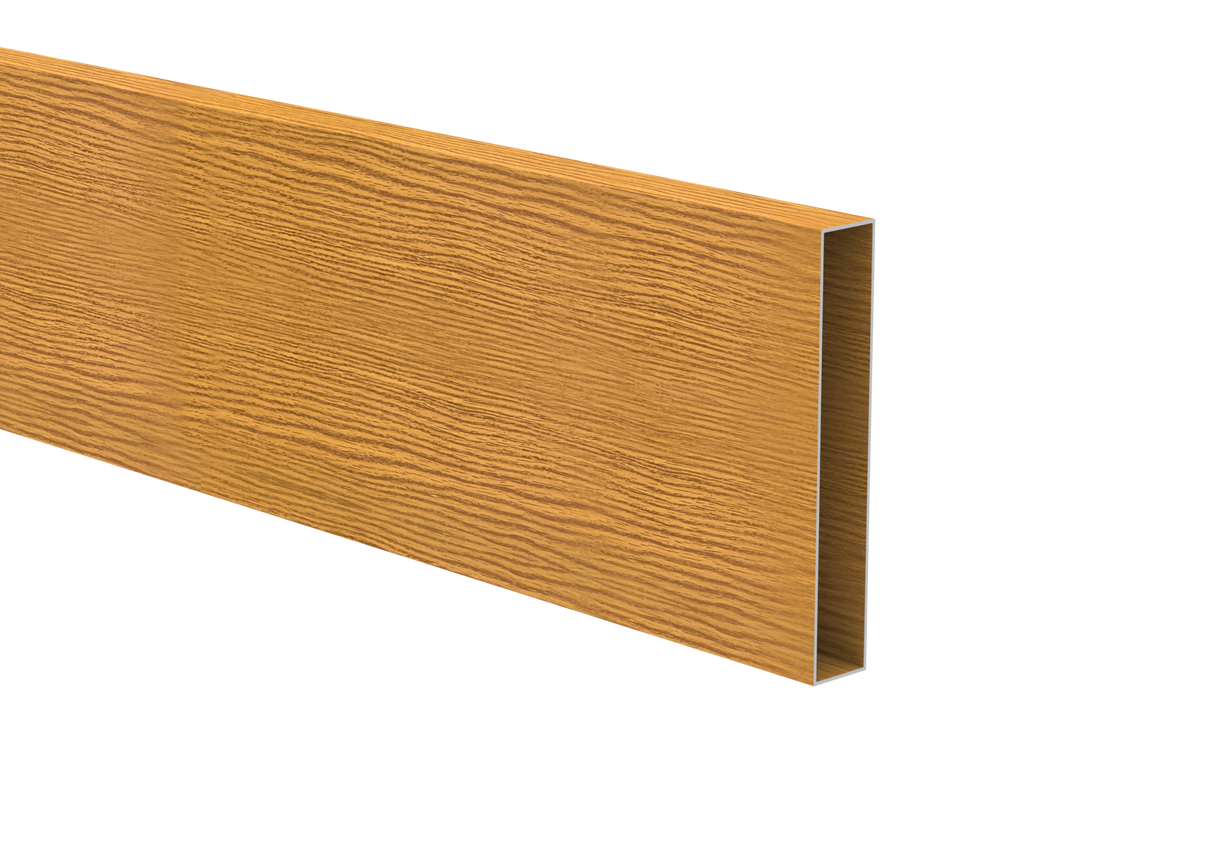 Hliníková plotová výplň 20x120x1,4 - 6000mm svetlý dub