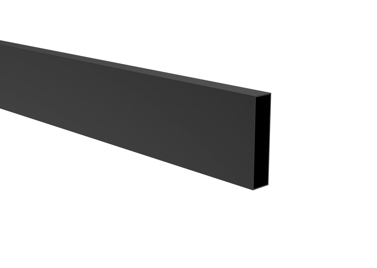 Aluminum fence infill 20 x 80 - 6.0 m - black RAL 9005