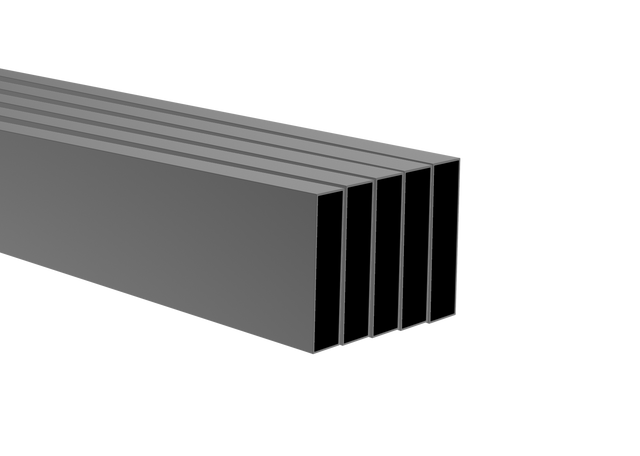 Hliníková plotová výplň 20x80 - 5x6000mm antracit R7016