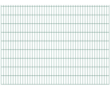 Zváraný plotový panel N2D 2500x1830mm D5/4/5mm zelená