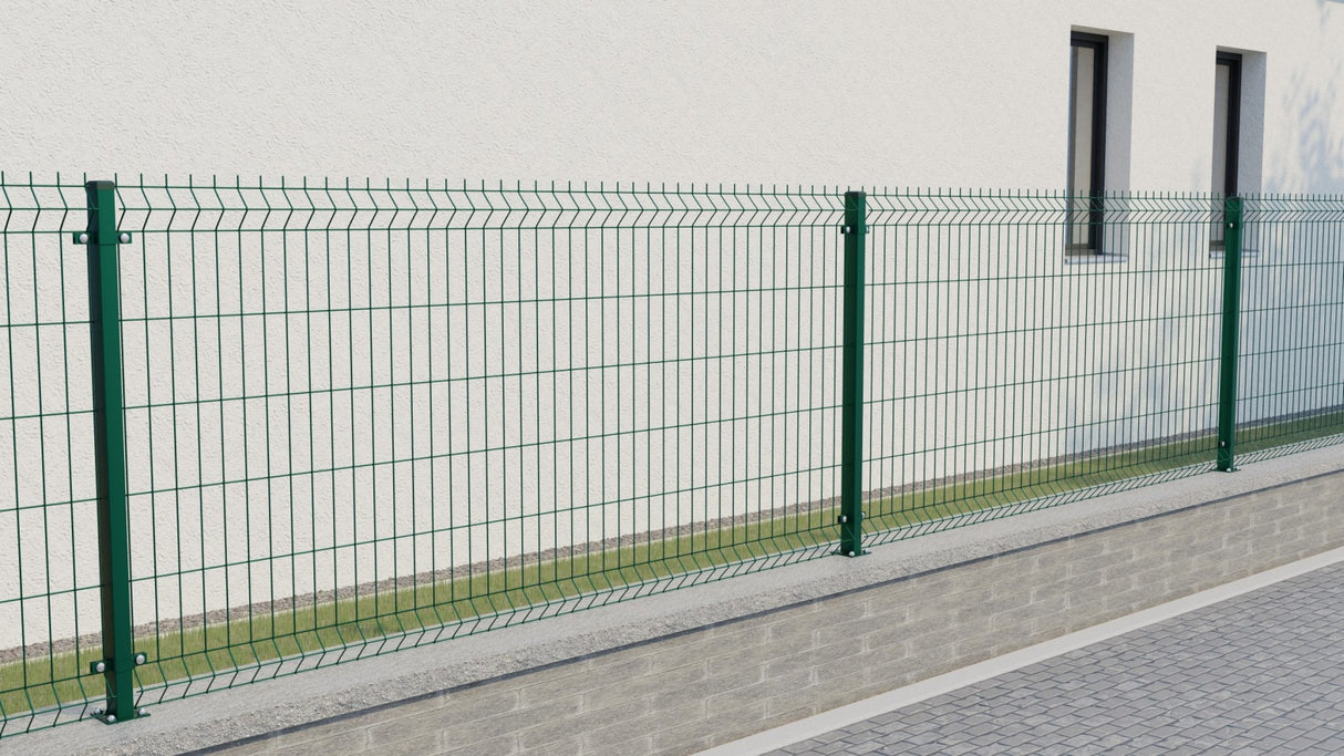 Hegesztett kerítéspanel 3D ZnPVC 2500x1230x4mm zöld