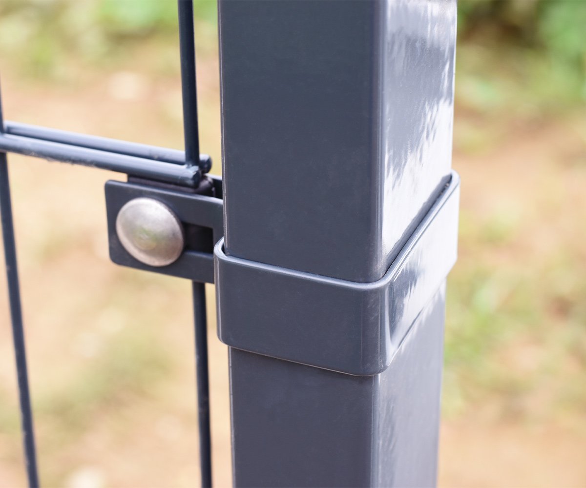 Objímka koncová na stĺpik ZnPVC 60x40mm antracit