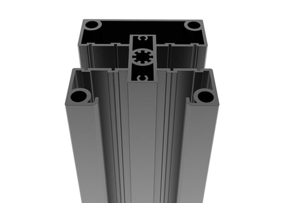 Hliníkový plotový stĺpik 80x80-2500mm R7016