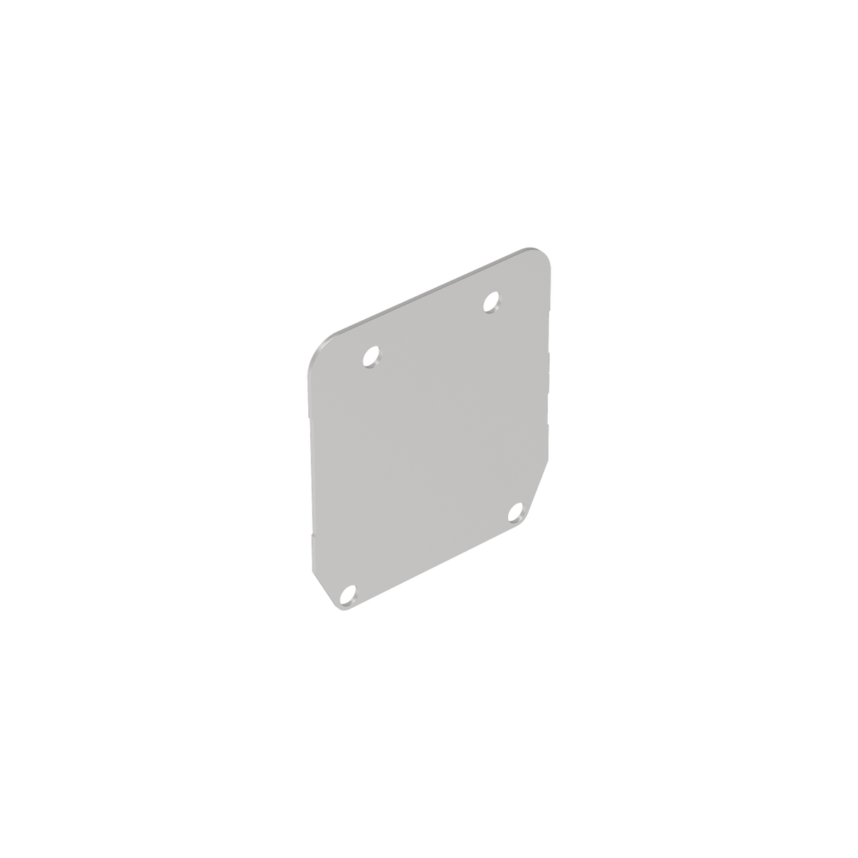 Krytka profilu INOX, profil 90x99mm