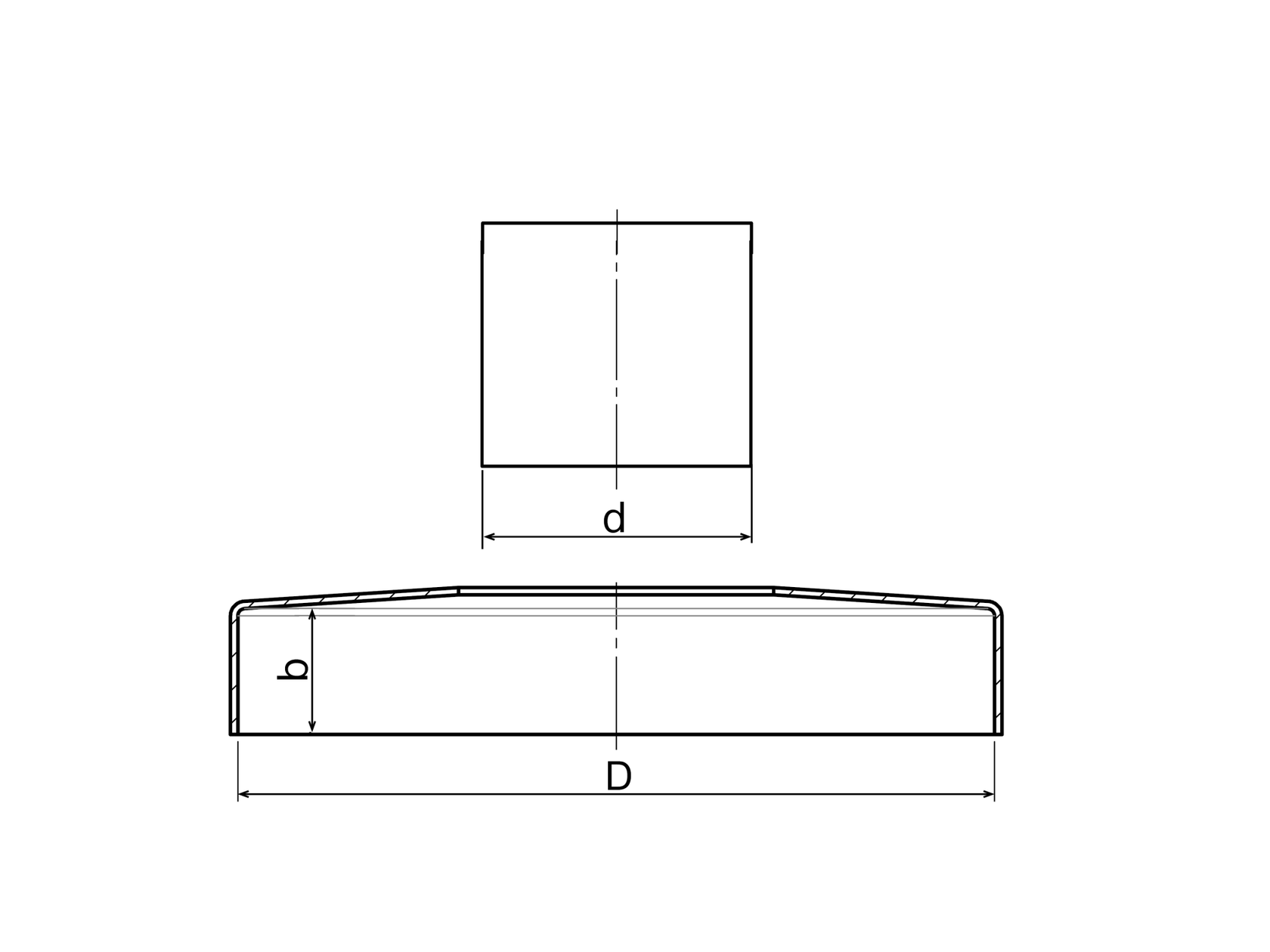Kotvenie vrchné-rozeta