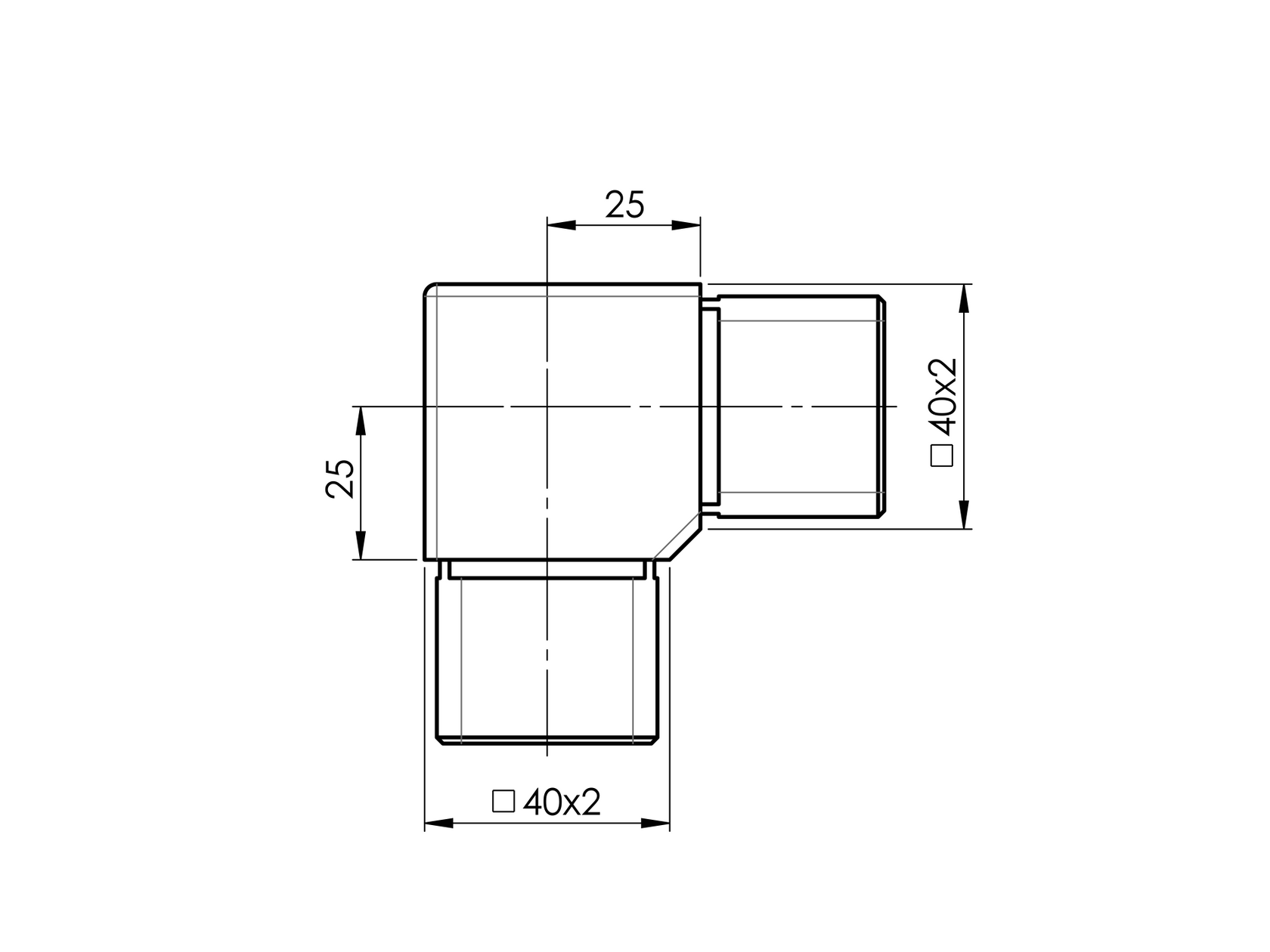 Prechod madla - koleno