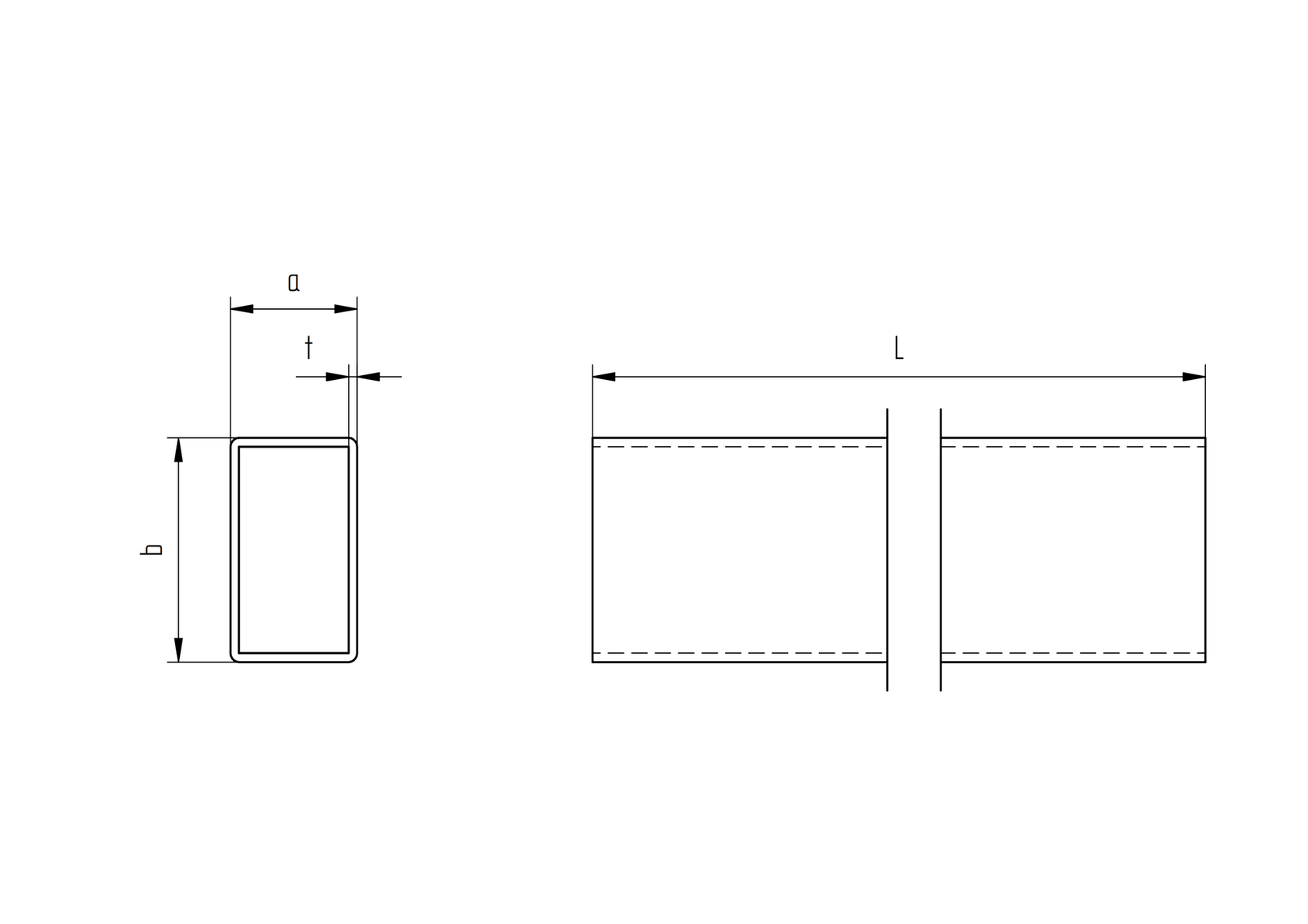 Nerez - profil brúsený
