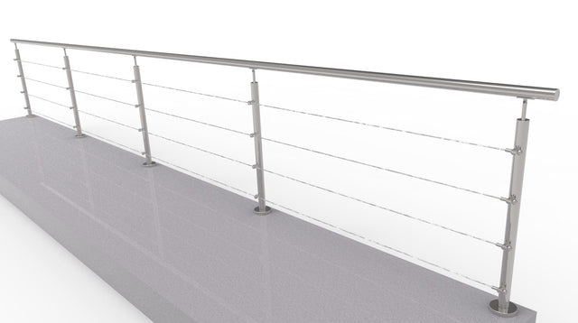 Nerezové lankové zábradlie, 6000x900mm