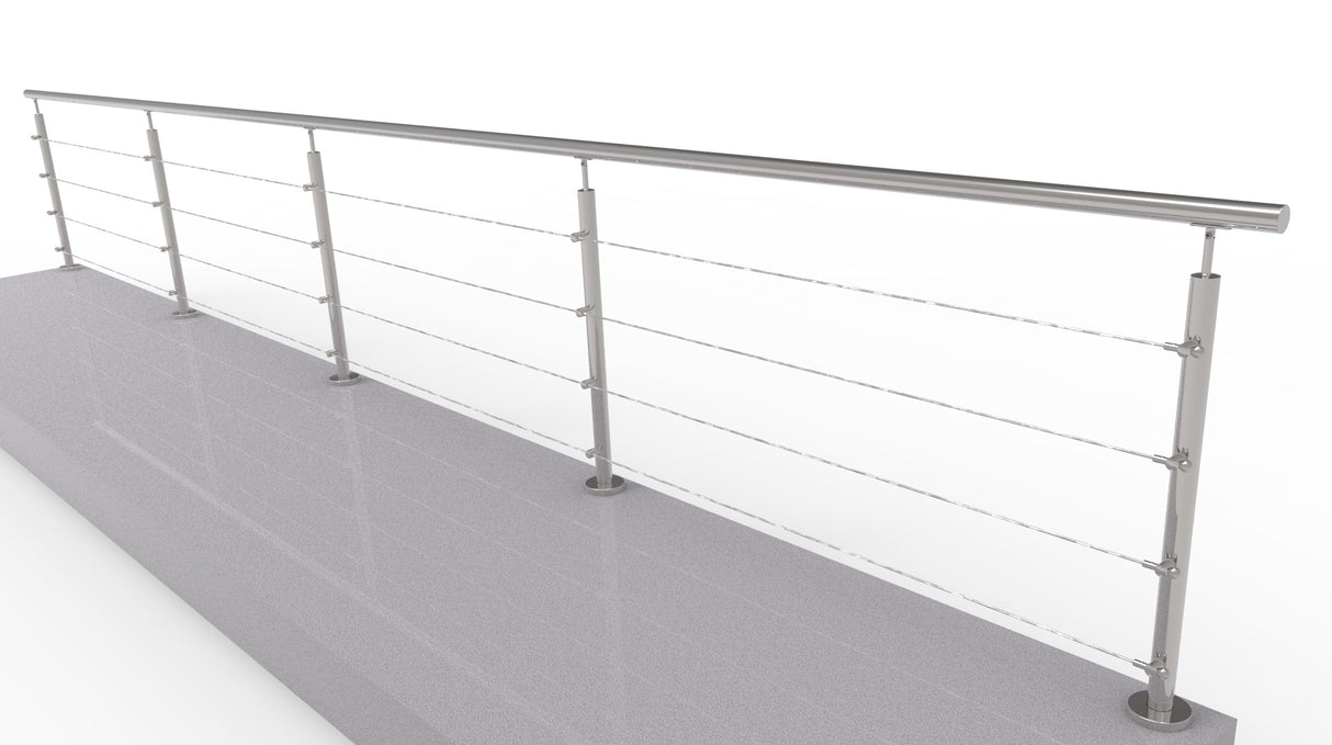 Nerezové lankové zábradlie, 6000x900mm