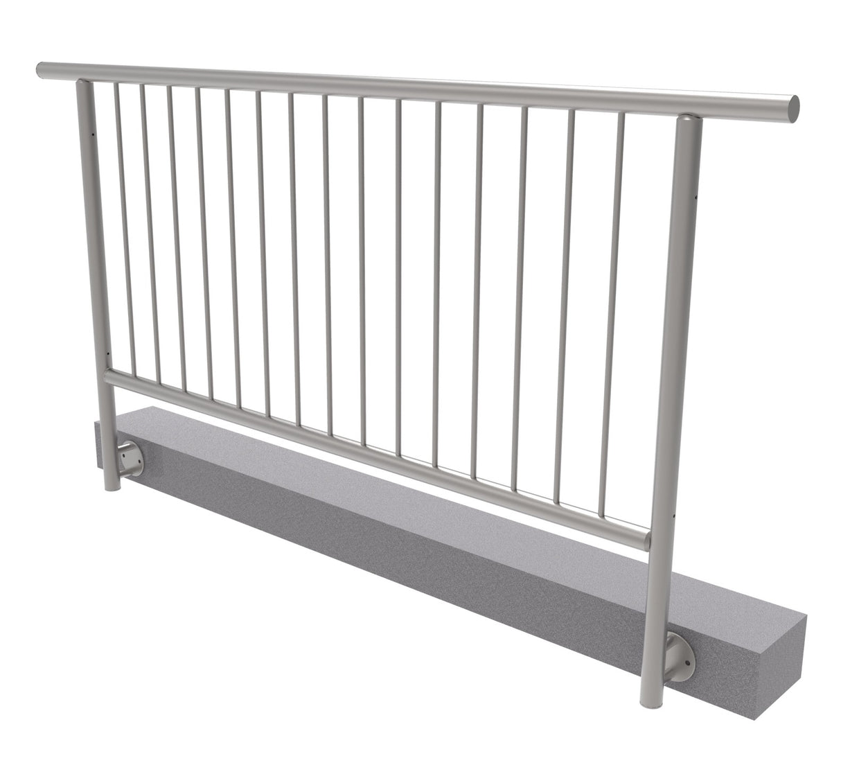 Zábradlie vertikal, BK- rovné AISI304, D42,4/d12ve