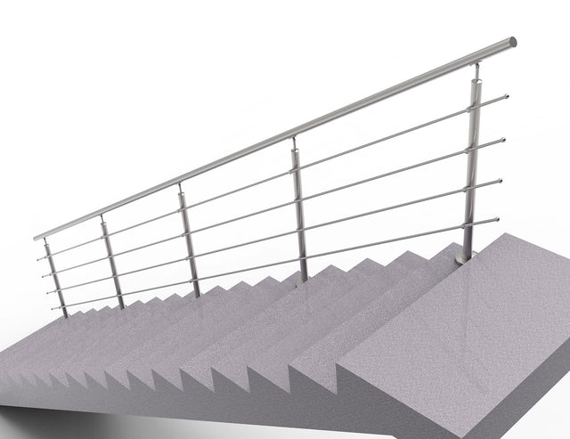 Nerezové zábradlie na schody, 6000x900mm, VS, L