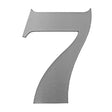 Číslica nerez "7" 185mm, hr.3mm, AISI 316