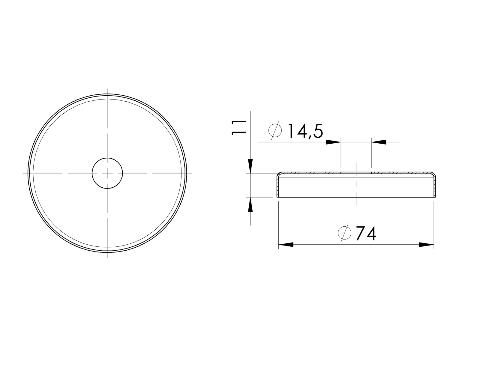 Kotvenie vrchné - rozeta