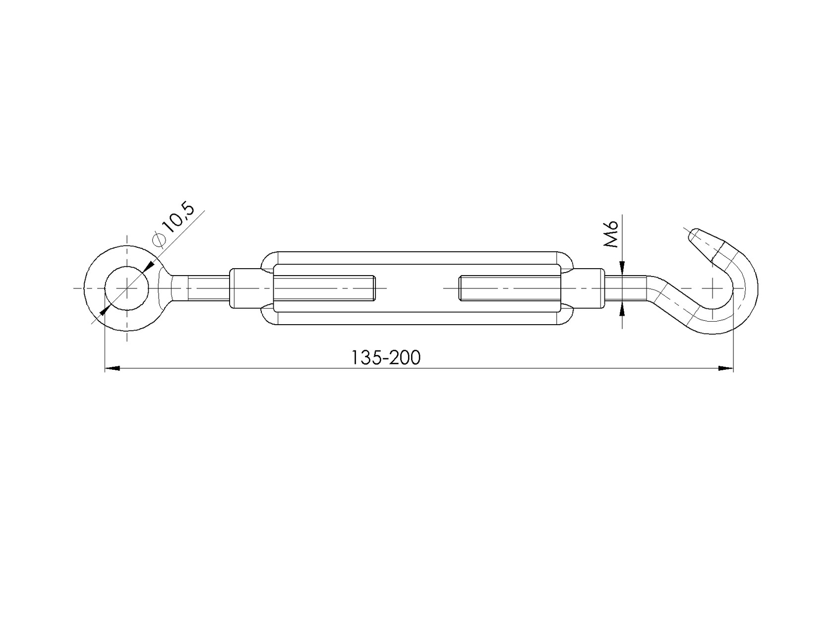 Úchytka lanka - napinák
