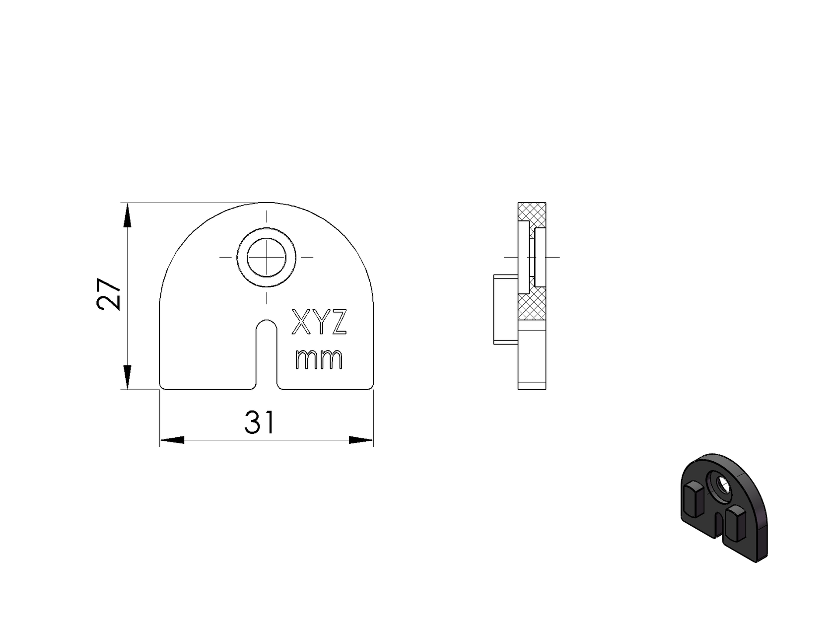 Tesnenie na držiak skla