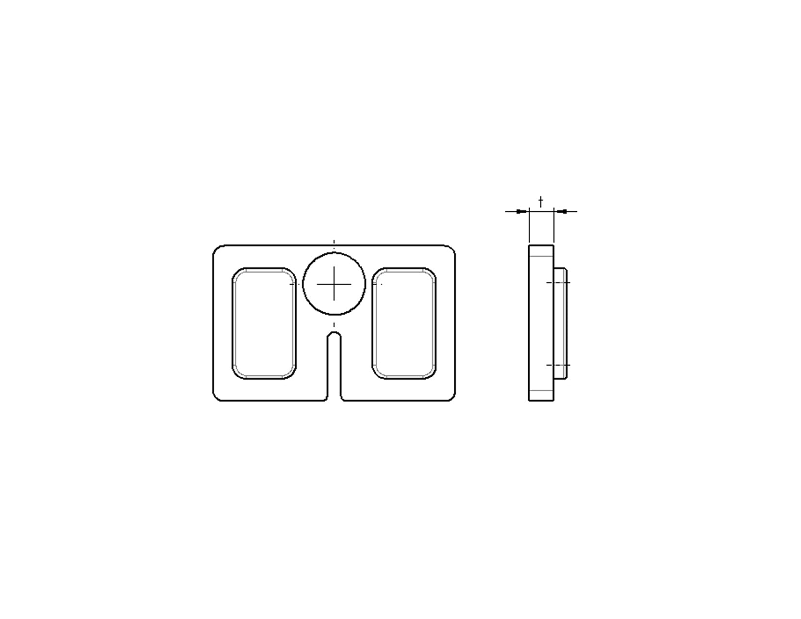 Tesnenie na držiak skla