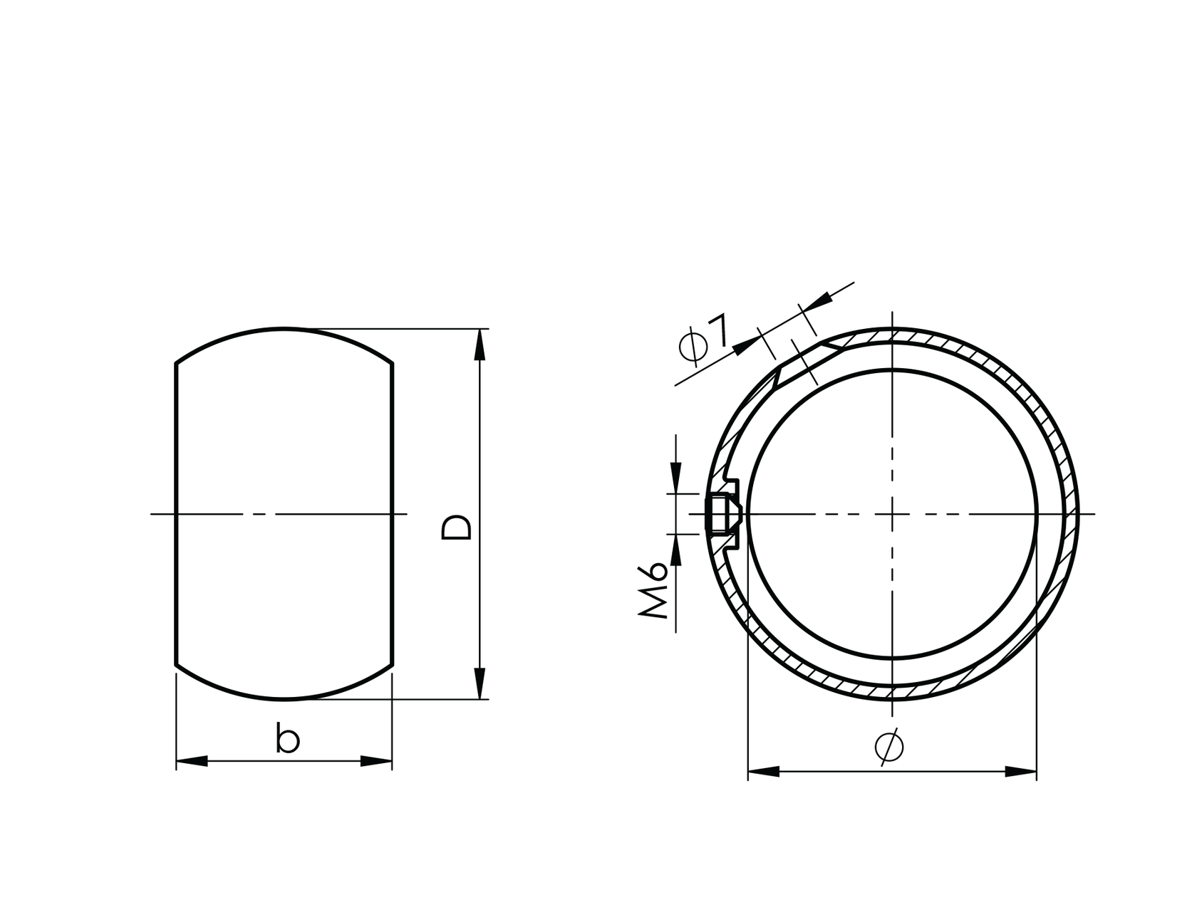 Držiak madla - prstenec