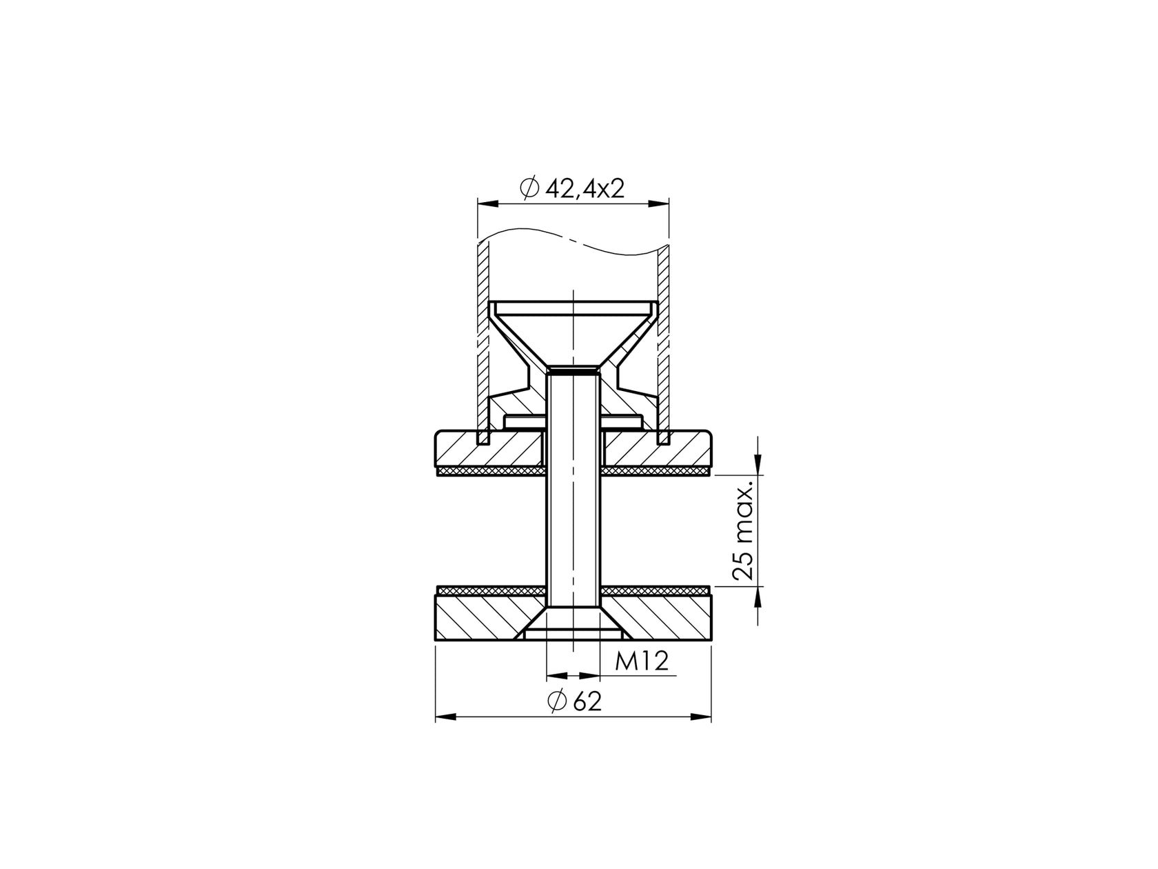 Kotvenie vrchné - stupnicove