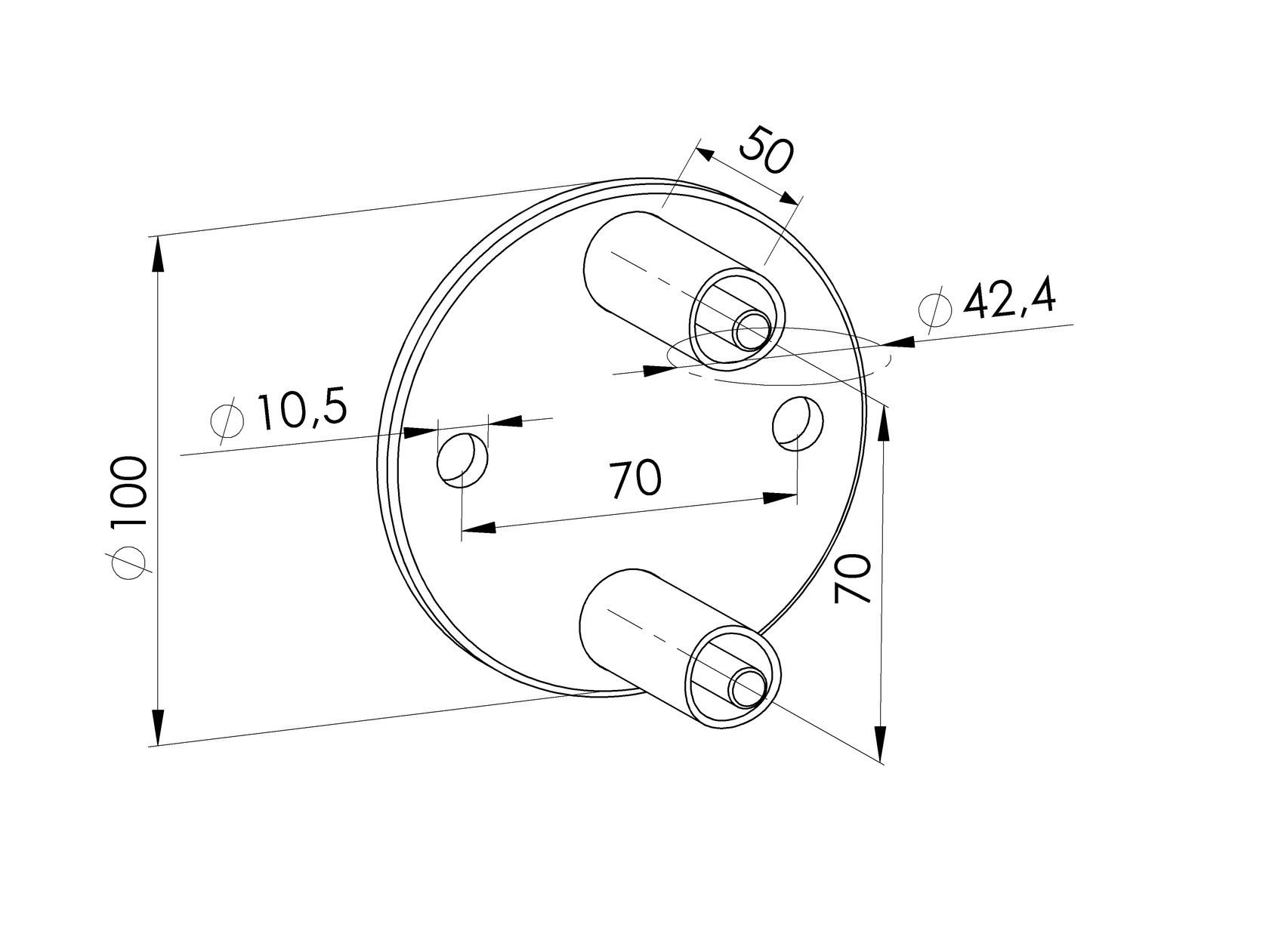 Kotvenie bočné kruhové