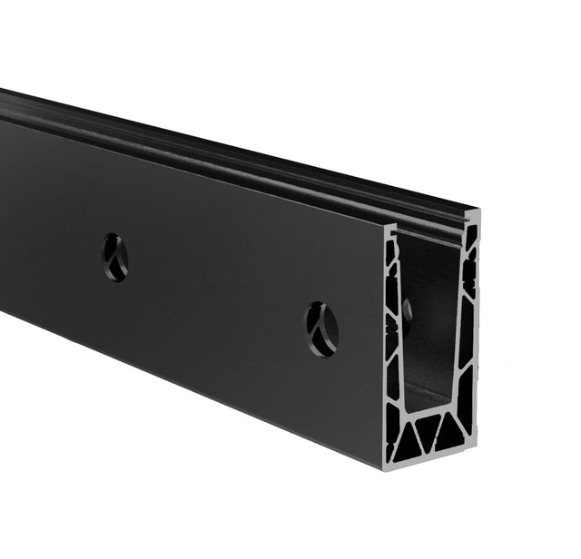 Celosklenené zábradlie-profil dutý-bočné kotvenie