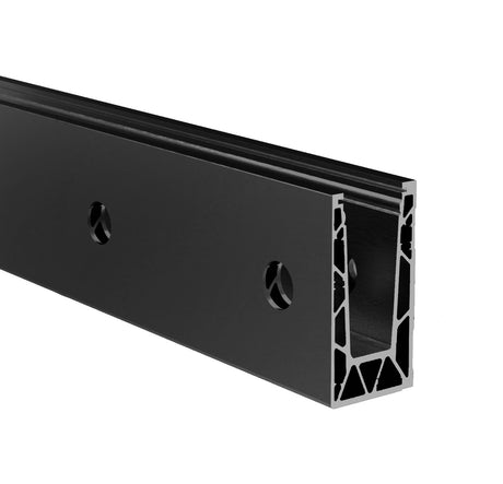 Celosklenené zábradlie-profil dutý-bočné kotvenie