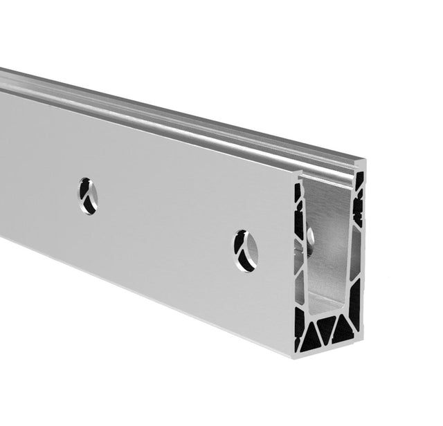 Celosklenené zábradlie-profil dutý-bočné kotvenie