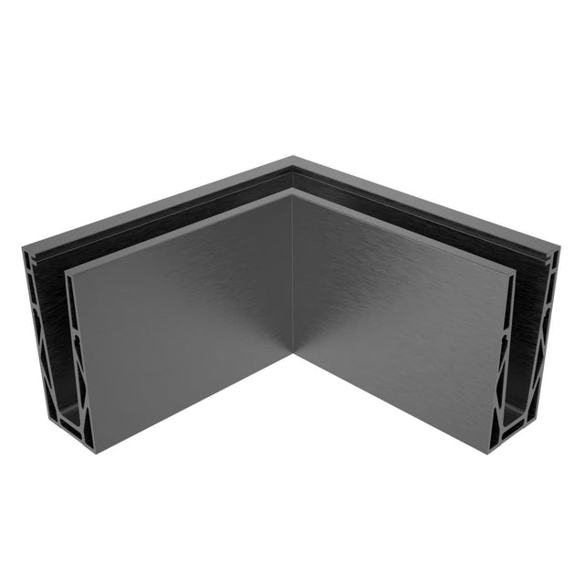 Celosklenené zábradlie-roh. profil-vrchné kotvenie