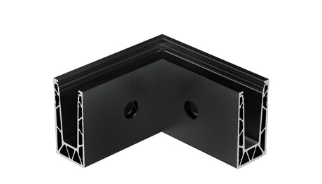 Celosklenené zábradlie-profil-bočné kotvenie