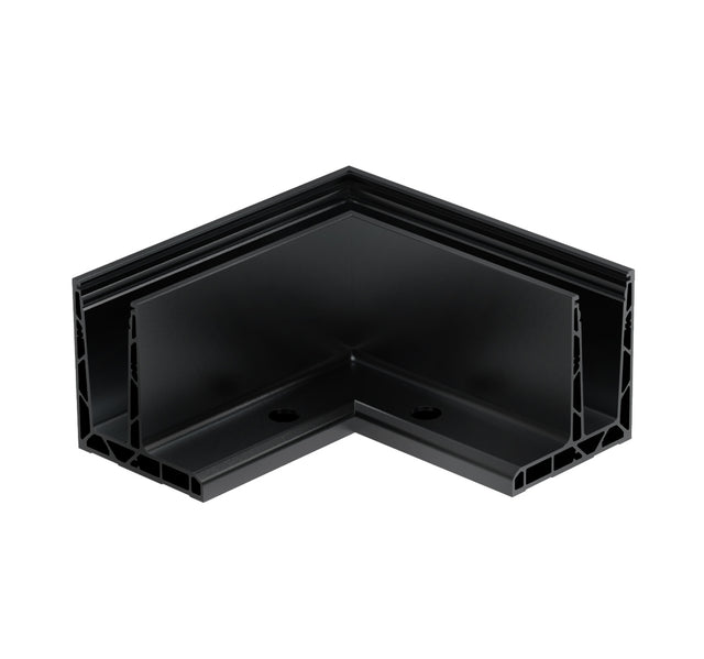 Celosklenené zábradlie-roh. profil-vrchné kotvenie