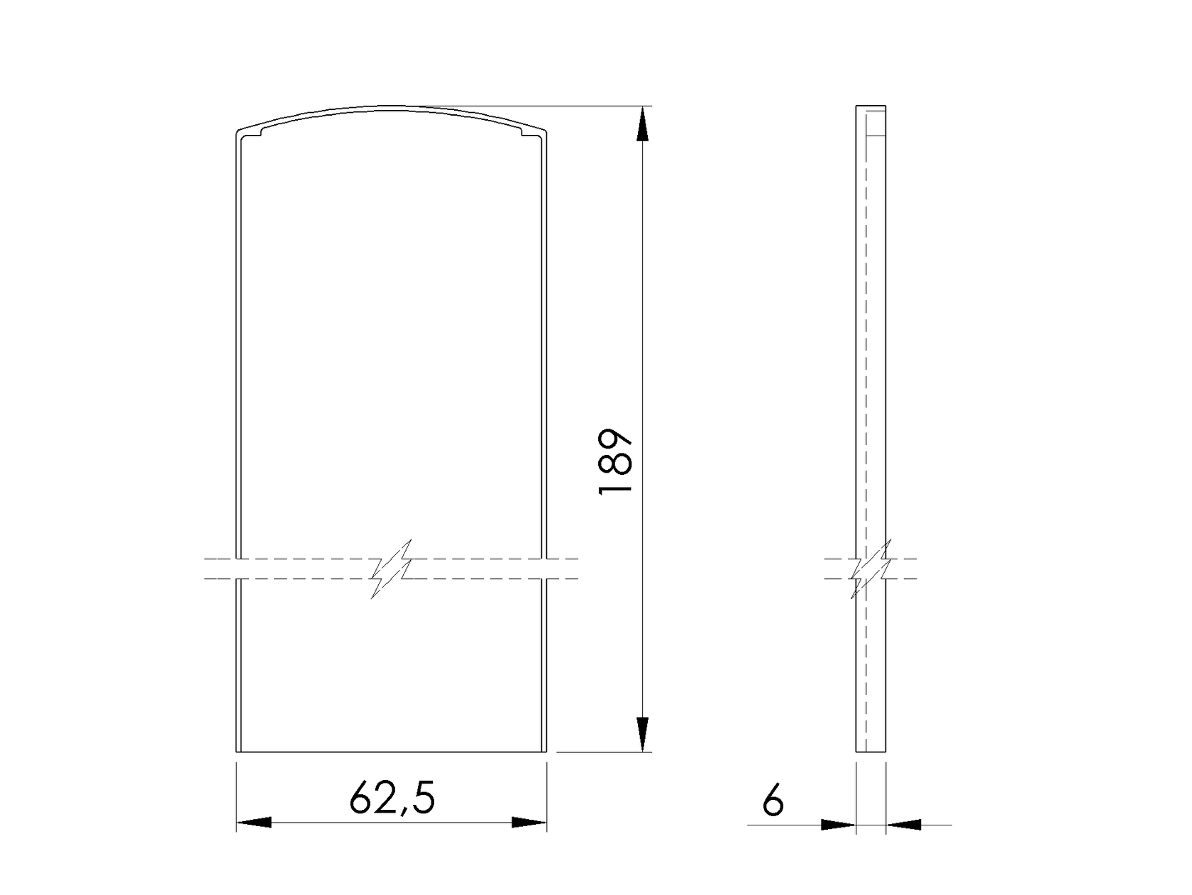 Záslepka pre profil AL/0004-PRO-S-E pre schody