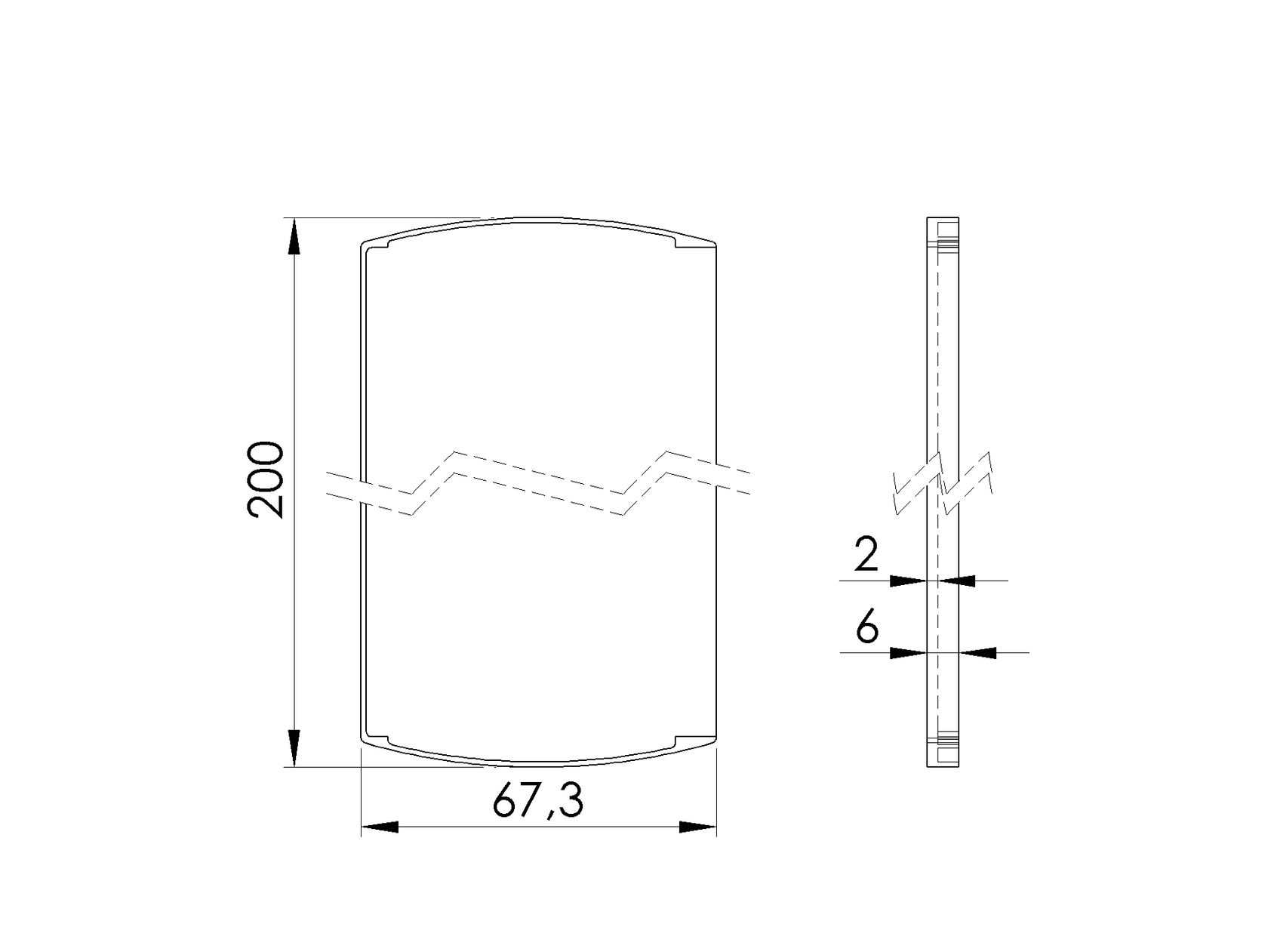 Záslepka pre profil AL/0005-UNO-S-E pre schody