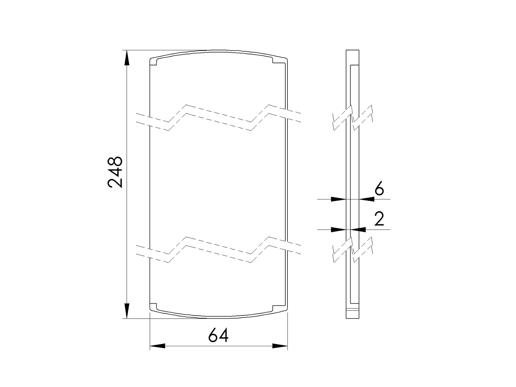 Záslepka pre profil AL/0011-LIGHT-N-E pre schody