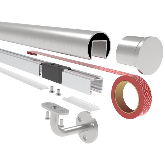 Profil hliník SET pre LED madlo