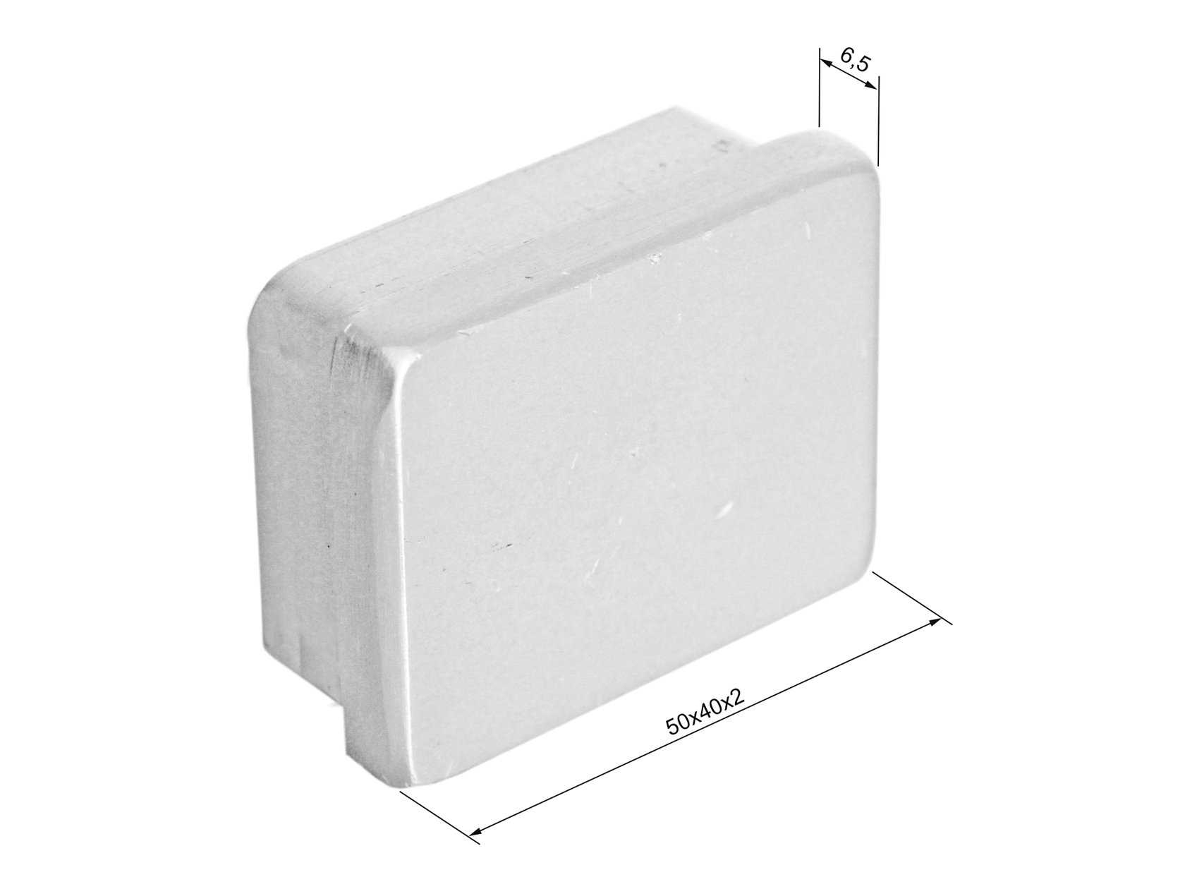 Madlo-držiak skla-záslepka hliníková