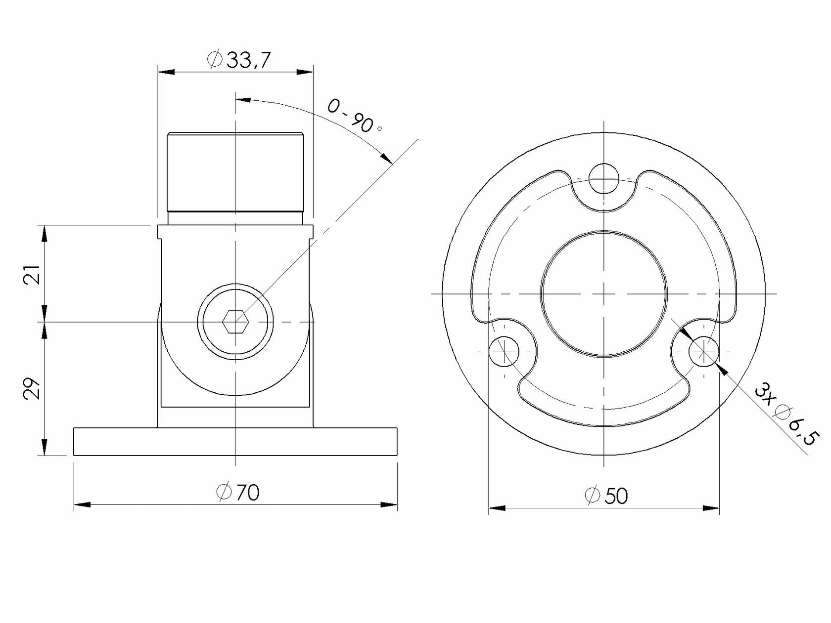 Kotvenie vrchné-nastaviteľné