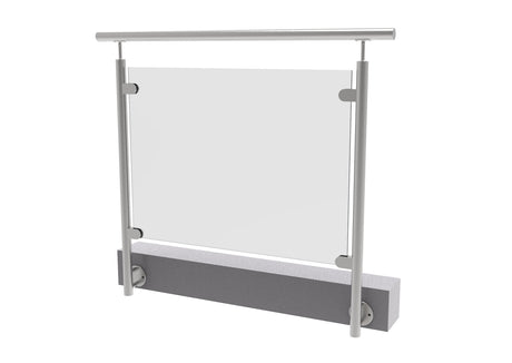 Stĺpik - bočné kotvenie - ľavý + platnička