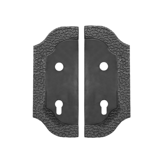 Štítok bránový zdobený, 268x107, t3, a90, D20mm