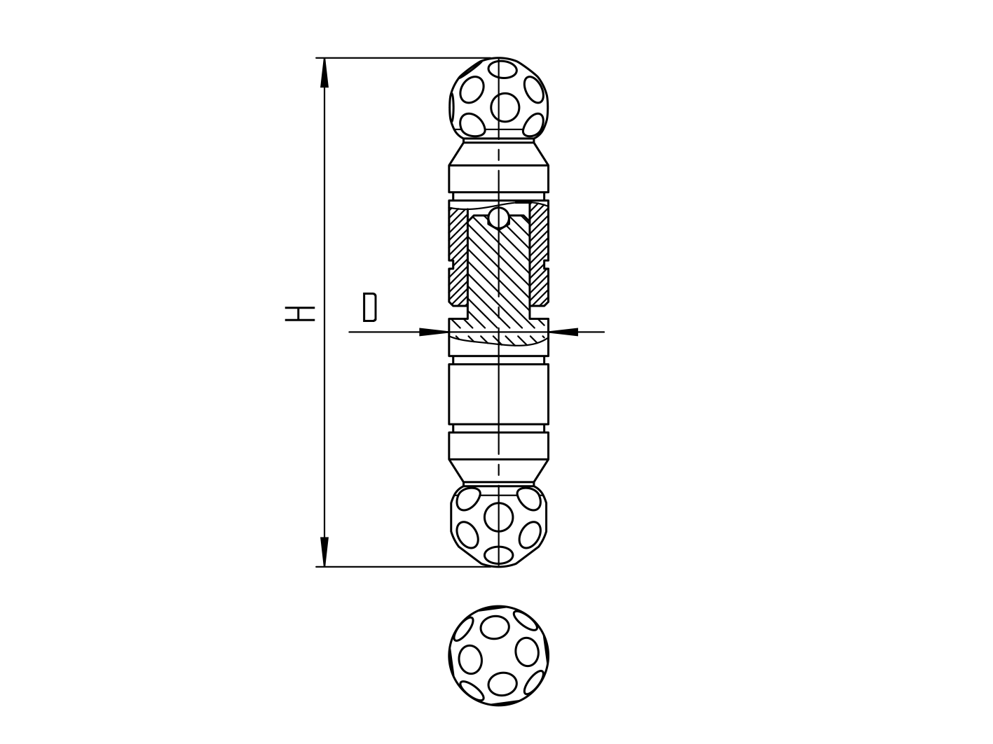 Záves ozdobný D 30mm L=195mm