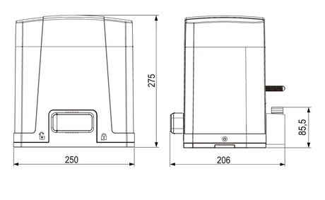 ROLLKIT pohon pre posuv. brány, kit, max 400kg