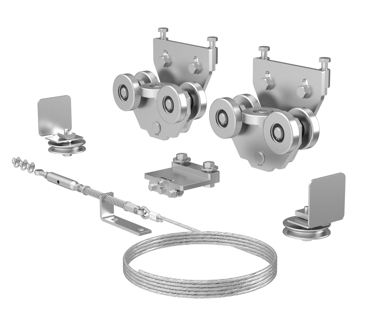Telescopic system for self gate up to 8m, 2-piece