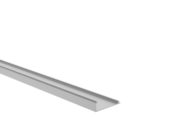 Hliníkový plotový adaptér pre tab. výplne 1-8mm - 6000mm krycia lišta