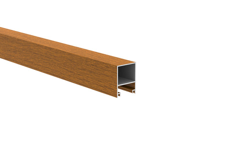 Hliníkový fasádny profil 40x30-6000mm zlatý dub