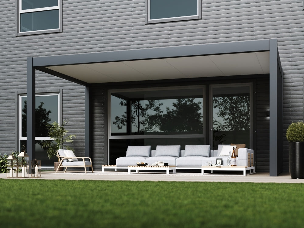 Hliníkový prístrešok pre auto 5300x3000 R7016