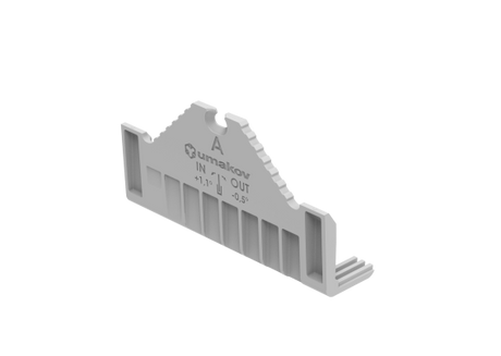 Nastaviteľný set pre kotvenie skla - žľab A