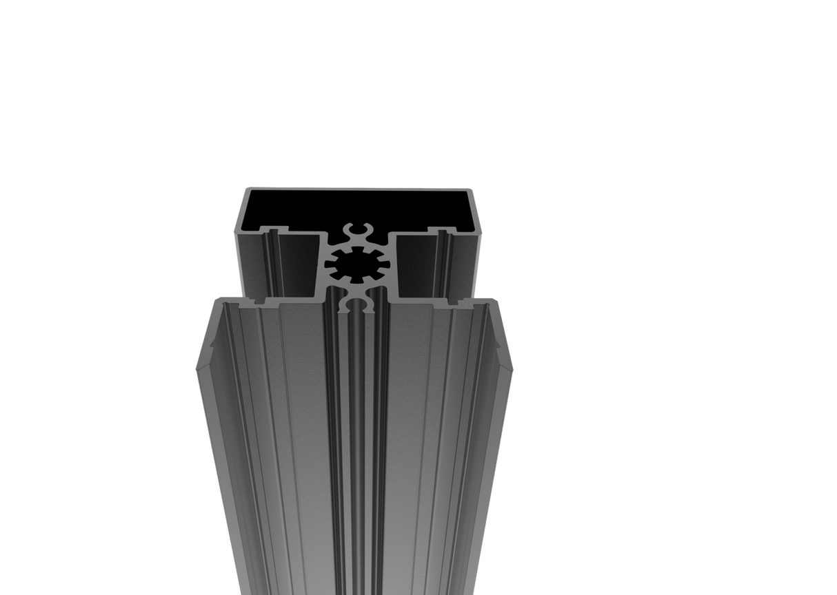 Hliníkový plotový stĺpik 50x60-6000mm R7016