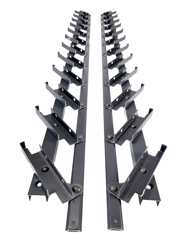 Pohyblivý hliníkový systém - vertikálny, žalúziový - pár (ľavý + pravý)